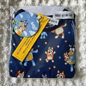 BNIB BLUEY Dance Mode Little Sleepies 3T 2 Piece Short Sleeve pajamas